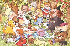 Picnic, from 

Each Peach, Pear, Plum